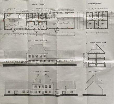 Grundriss Ansichten Schnitt