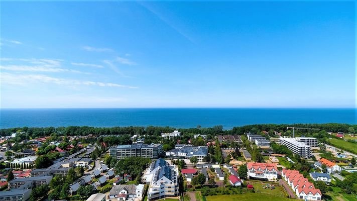 Drohnenaufnahme Richtung Ostsee