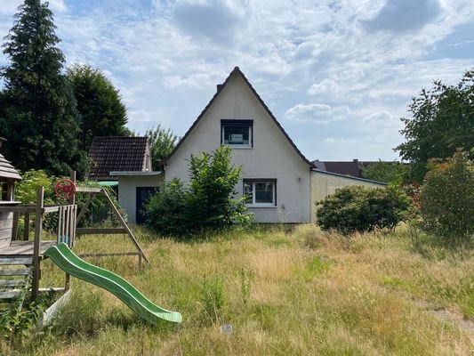 Frontansicht des Hauses