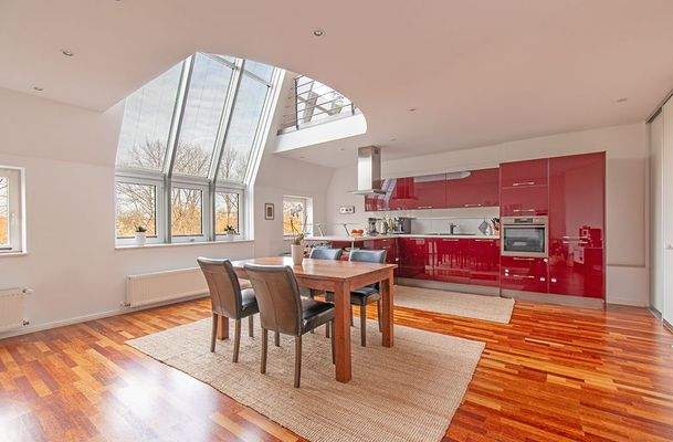 Wohn-, Koch- und Essbereich