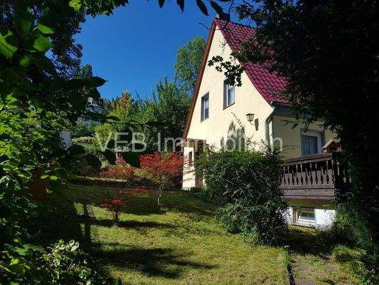 Garten mit seitlichen Anblick