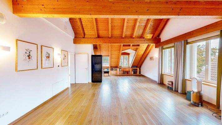 Beeindruckendes Dachstudio