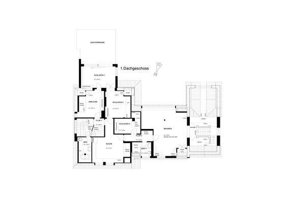 Grundriss Obergeschoss