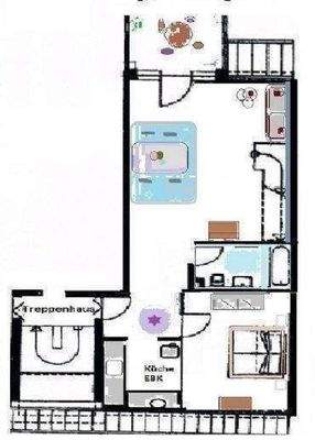 WOHNUNG Grundriß 4 OG