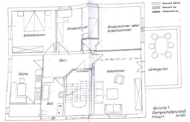 Grundriss OG Entwurf