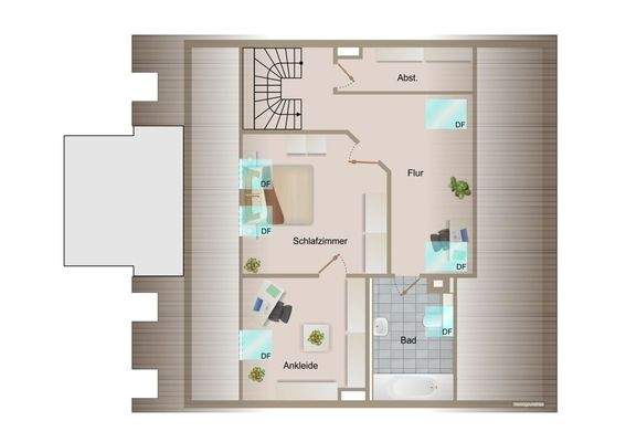 Grundriss Dachgeschoss