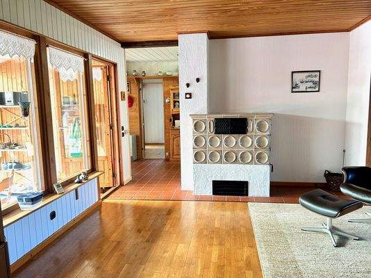 Wohnbereich mit Ofen