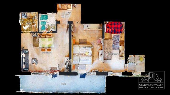 Schematischer Grundriss