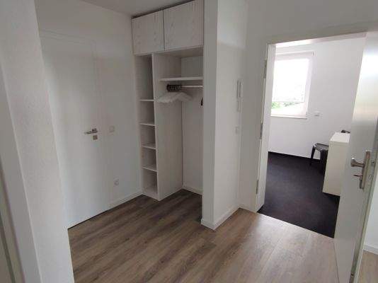 Garderobe im Eingangsbereich