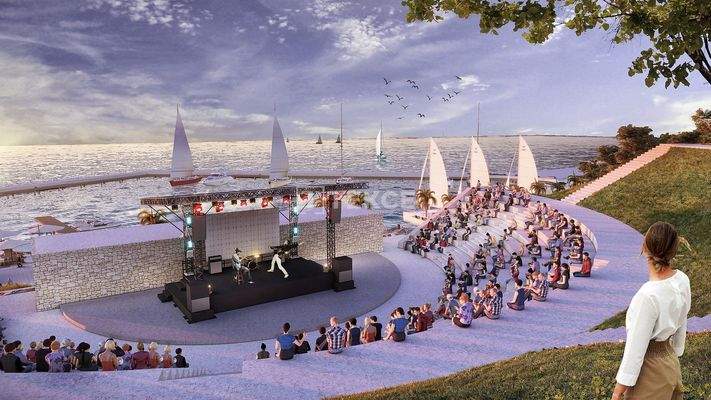 Seafront Flats for Sale in a Developed Complex in Tatlısu