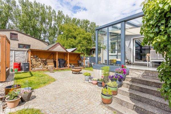 Wintergarten und Garten