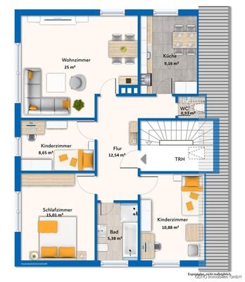 Grundriss Dachgeschoss