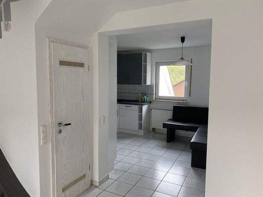 Blick von Wohnzimmer in Küche