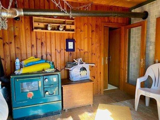 Dauerbrandherd (Heizung) im Wohnzimmer