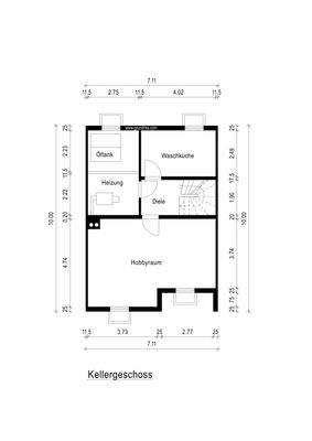 Grundriss Keller