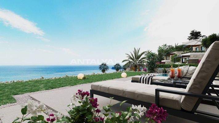 Stone Clad Sea View Detached Villas in Bodrum Yalikavak
