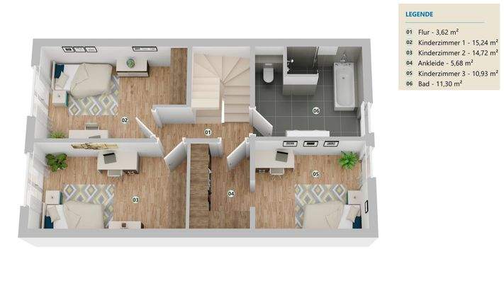 Grundriss OG (Abb. ähnlich)