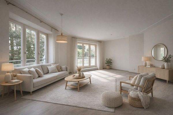 HOMESTAGING Wohnzimmer (KI generiert)