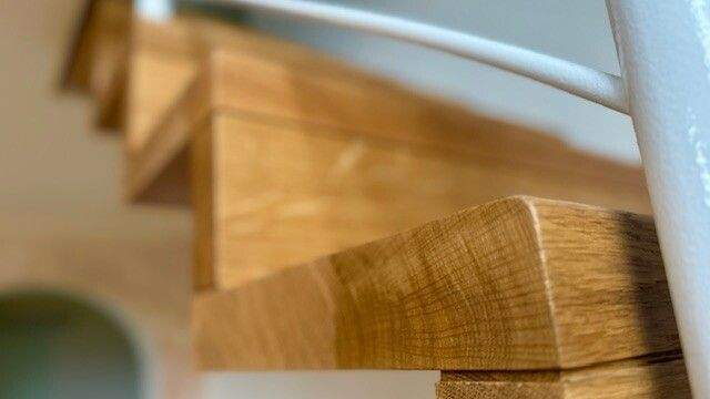 Treppe zum Obergeschoss