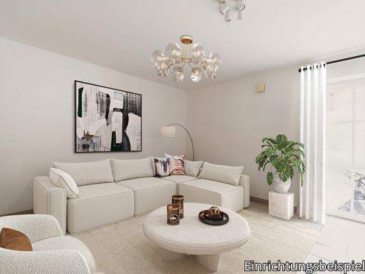 Wohnbereich - Einrichtungsbeispiel