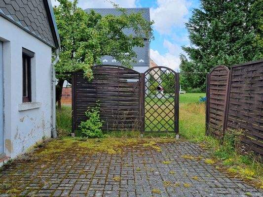 Sitzbereich im Garten