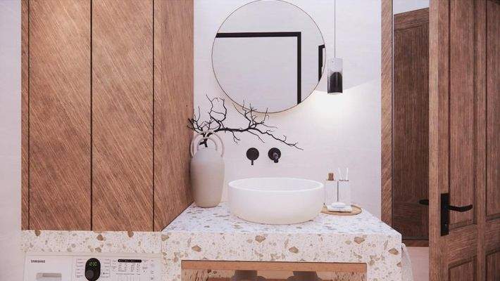 Kreta - 8-Villen- Projekt in Kirianna bei Rethymno: Freistehende Villa