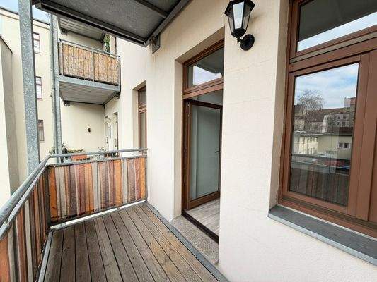 Balkon einer Wohnung