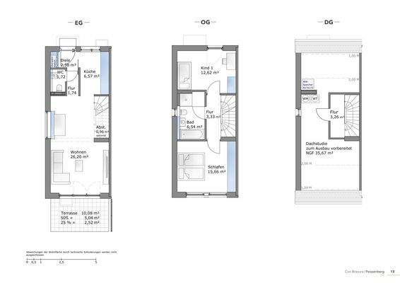 Grundriss Piano SD_Cluster IV