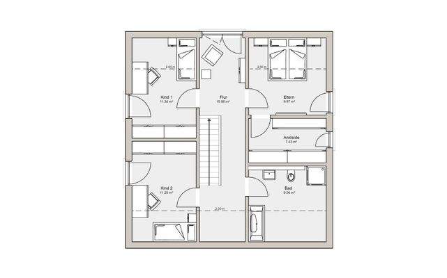 Grundriss Dachgeschoss