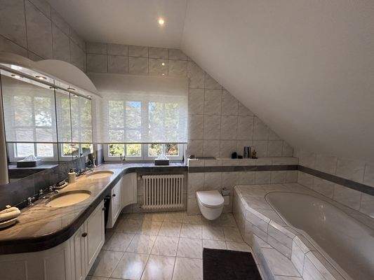 Tageslichtbad mit Wanne