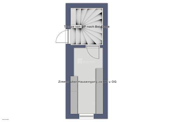 Das Zimmer über dem Villen Zugang
