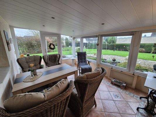 überdachte/geschlossene Terrasse