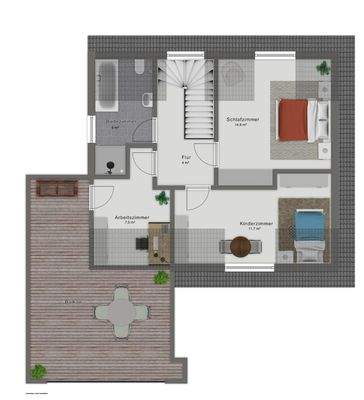 Grundriss Obergeschoss