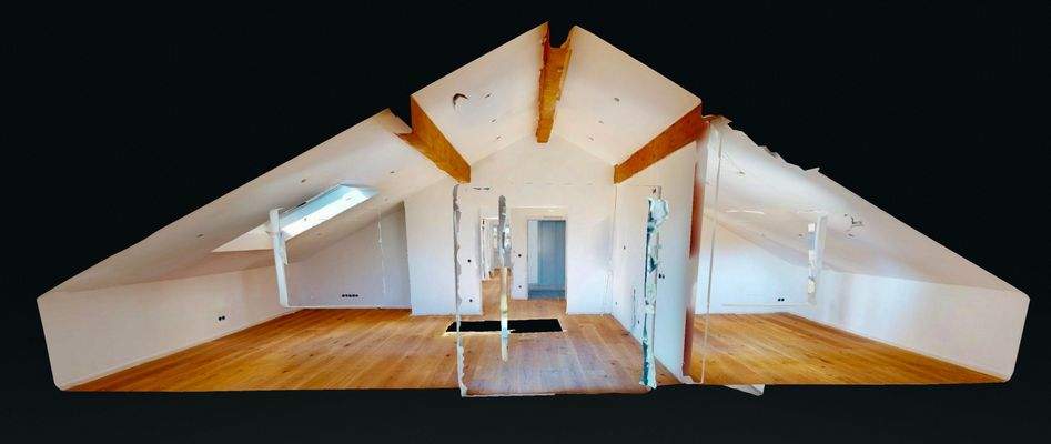 Schnitt Küche Büro