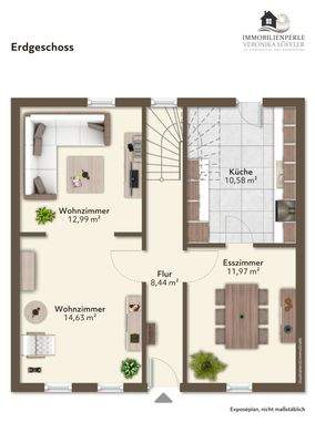 Immobilienperle Veronika Löffler - Grundriss - Erdgeschoss