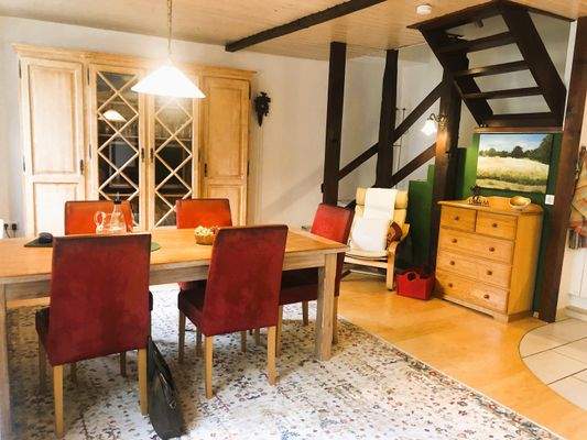 Wohn- und Essbereich (Wohneinheit Hinterhaus)