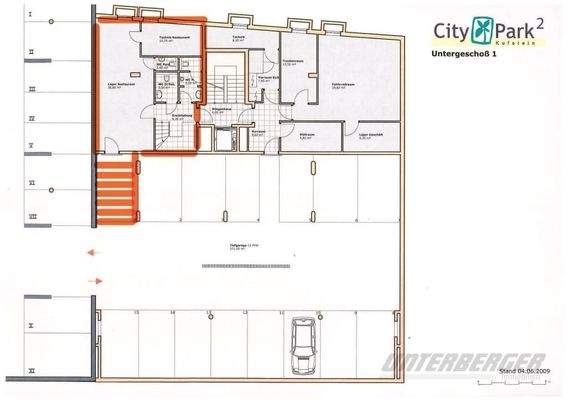 Grundriss Lager UG und TG-Stellplatz