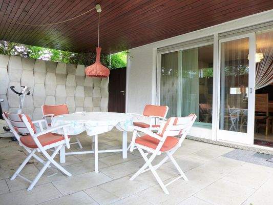 Blick auf die Terrasse