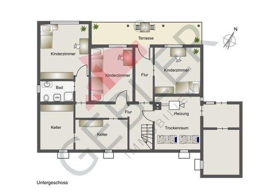 ähnlicher Grundriss Untergeschoss