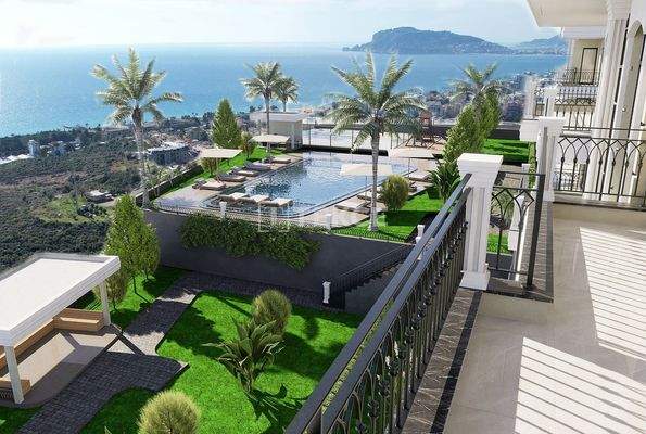 Apartments 700 m from the Sea in Alanya Kestel