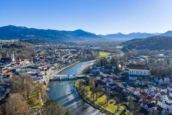 Isarbrücke und Altstadt - Objektlage rechtes Isarufer