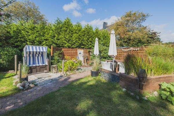 Terrassenecke im Strandambiente - Einfamilienhaus 