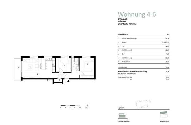 Grundriss Wohnung Nr. 4