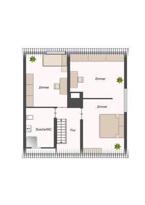 Grundriss Dachgeschoss 