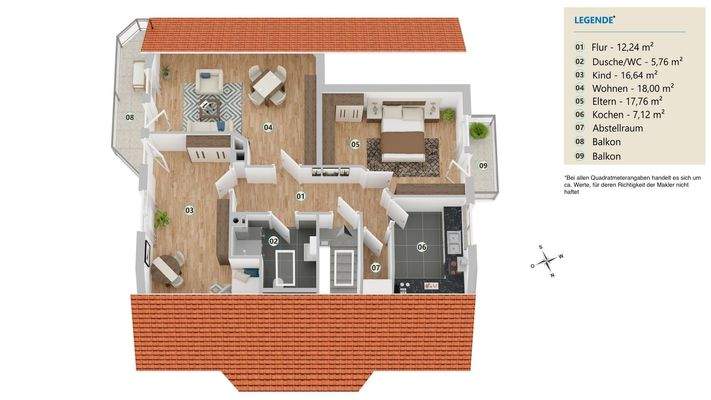 Grundriss Dachgeschoss