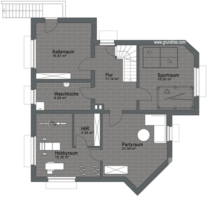 Grundriss Kellergeschoss