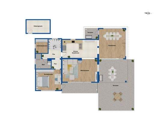 Grundriss Erdgeschoss