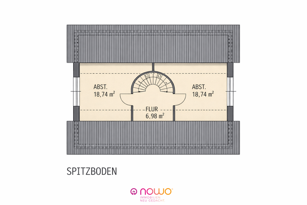 Grundriss Spitzboden