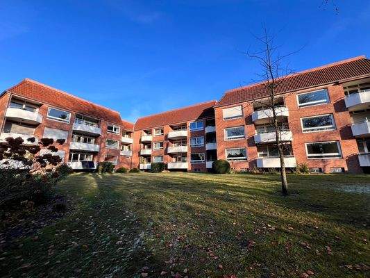 Rotes Ziegelgebäude außen