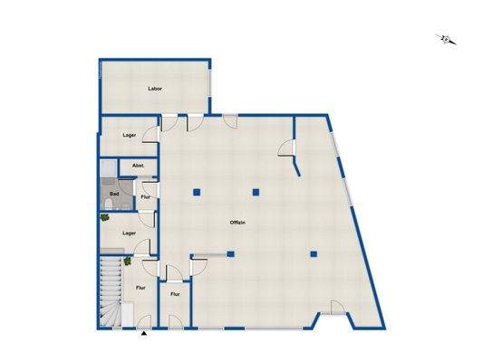 Grundriss Erdgeschoss Gewerbe